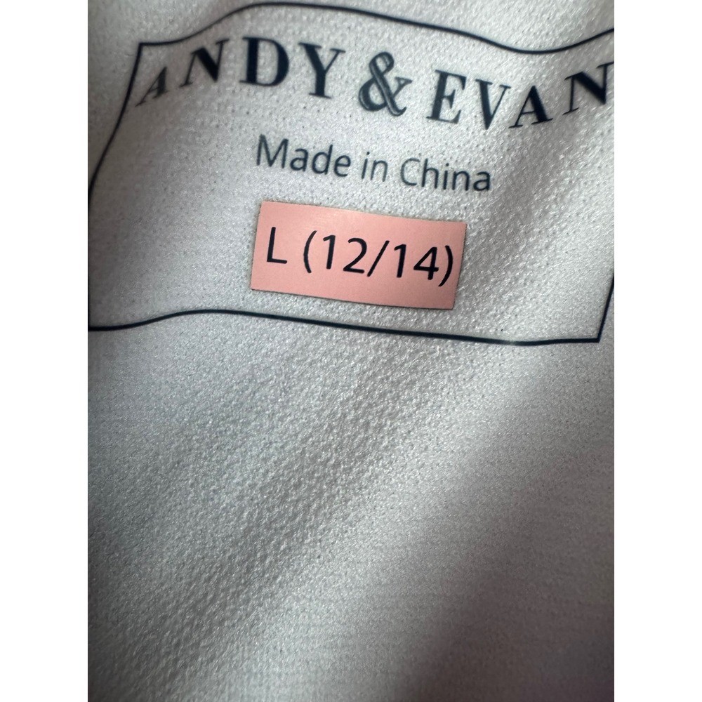 Andy & Evan Swim Girls One Piece Swimsuit Pink Swirl UPF 50+ L (12/14) NWT - Picture 7 of 7